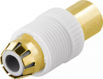 DELTACO antenna connector, 9.5mm male, screw mounting DELTACO antenna connector, 9.5mm male, screw mounting