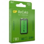 GP ReCyko Rechargeable 9V battery