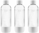 3-pack AGA AQVIA PET bottle, 1L (White) 3-pack AGA AQVIA PET bottle, 1L (White)