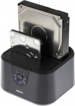 DELTACO USB 3.0 dockningsstation med kloning, 2x 2,5/3,5 DELTACO USB 3.0 dockningsstation med kloning, 2x 2,5/3,5