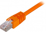 DELTACO F/UTP Cat6 patchkabel, LSZH, 0,7m, orange