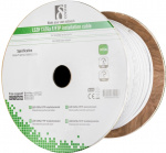 DELTACO F/FTP folieskärmad inst.kabel, Cat6a, LSZH, 305m rulle, vit