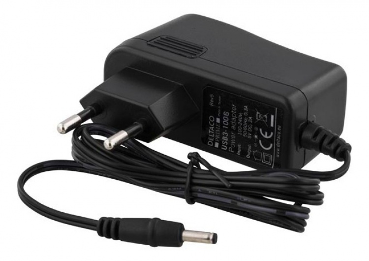 DELTACO PRIME aktiv USB 3.0-förlängningskabel, Typ A ha - ho, 10m, sva