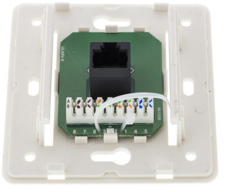 DELTACO Vägguttag utanpåliggande UTP 1XRJ45, Cat6 DELTACO Vägguttag utanpåliggande UTP 1XRJ45, Cat6