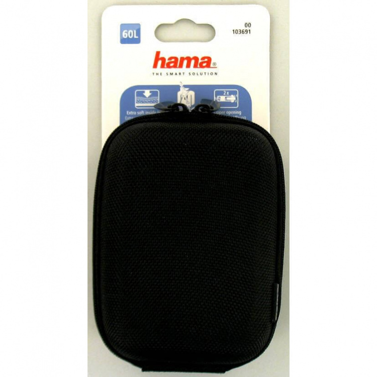 Hama Hardcase Colour Style Camera Bag, 60 L, black Hama Hardcase Colour Style Camera Bag, 60 L, black
