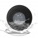 Waterproof Bluetooth speaker with suction cup (Black)