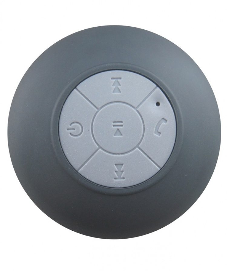 Waterproof Bluetooth speaker with suction cup (Black)
