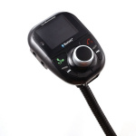 FM transmitter with Bluetooth hands-free and car charger, Black FM transmitter with Bluetooth hands-free and car charger, Black
