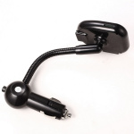 FM transmitter with Bluetooth hands-free and car charger, Black FM transmitter with Bluetooth hands-free and car charger, Black