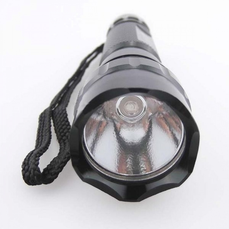 CREE flashlight with SOS range, 600lm, Black