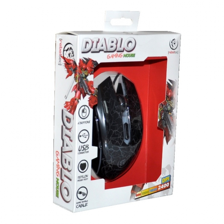 Rebeltec Gaming mouse, Diablo, USB