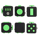 Fidget Cube, Black/Green Fidget Cube, Black/Green