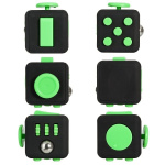 Fidget Cube, Black/Green Fidget Cube, Black/Green