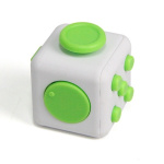 Fidget Cube, for increased concentration, White/Green Fidget Cube, for increased concentration, White/Green