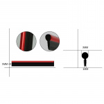 Flexible Universal decoration strip 5m, Red Flexible Universal decoration strip 5m, Red