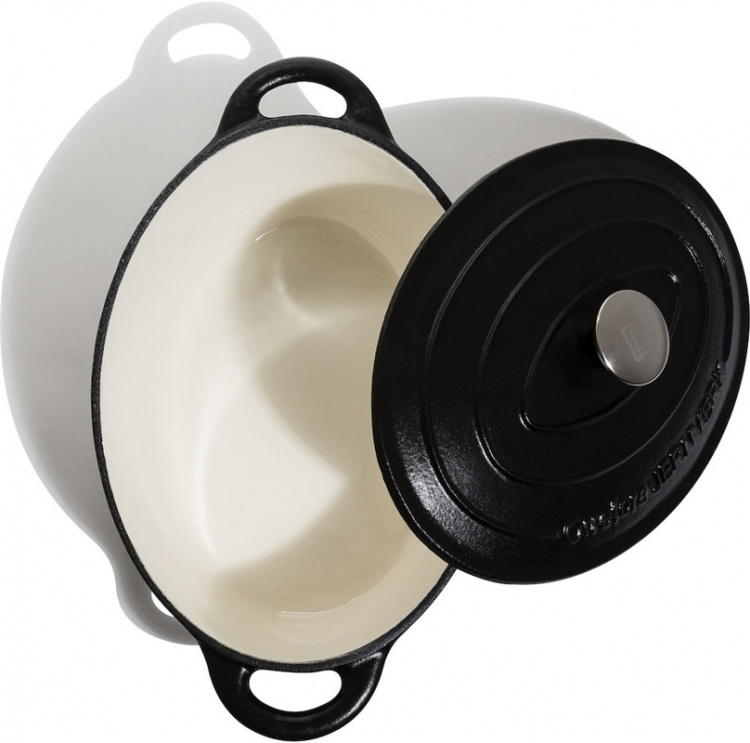 Orrefors Jernverk Gjutjärnsgryta, 3,5 liter, Svart