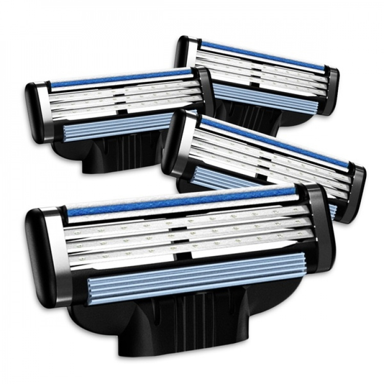 Rakblad kompatibla med Gillette Mach3, 4-pack