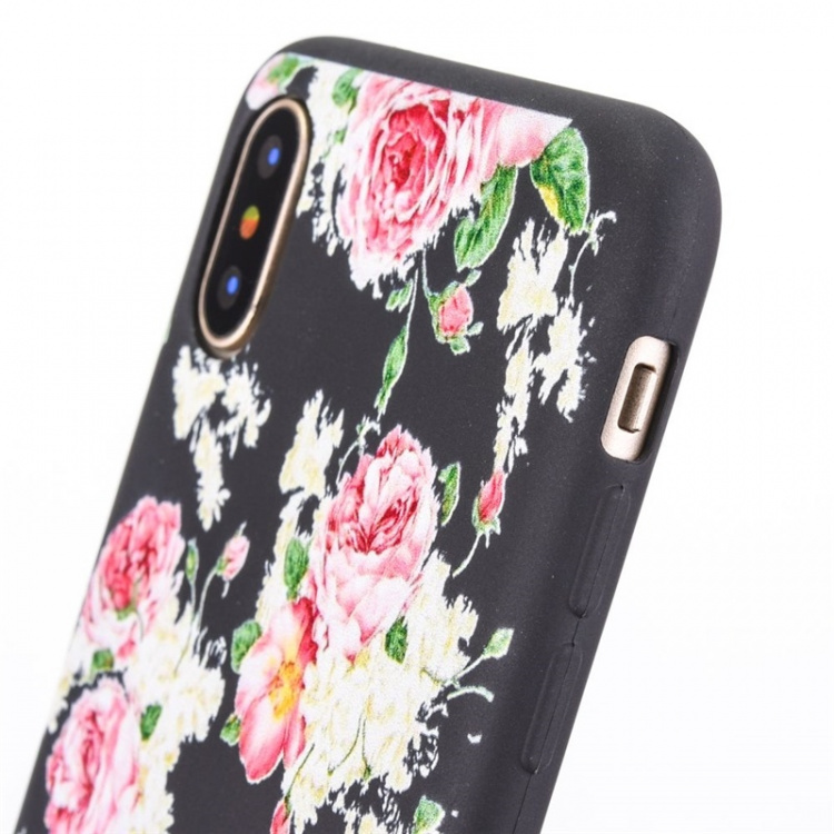 Back cover for iPhone X/XS, Flowers