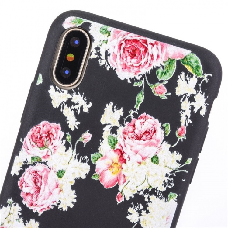 Back cover for iPhone X/XS, Flowers