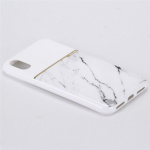 Soft TPU case for iPhone X/XS, White Marble