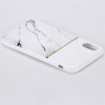 Soft TPU case for iPhone X/XS, White Marble