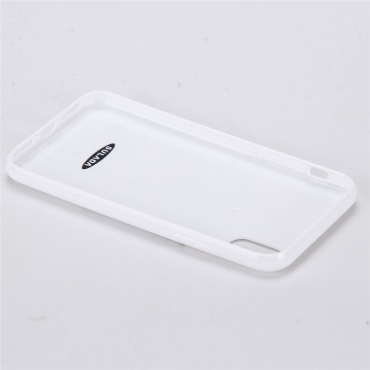 Soft TPU case for iPhone X/XS, White Marble