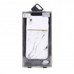 Soft TPU case for iPhone X/XS, White Marble