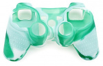 Silicone grip for game controller, Playstation 3, Camouflage Mint. Silicone grip for game controller, Playstation 3, Camouflage Mint.