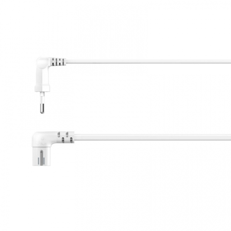HAMA Euro Mains Lead Angled for One/Play1/SL/Play5 White 3.0m