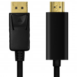 LogiLink DisplayPort 1.2 -> HDMI 1.4 4K 2m Black LogiLink DisplayPort 1.2 -> HDMI 1.4 4K 2m Black