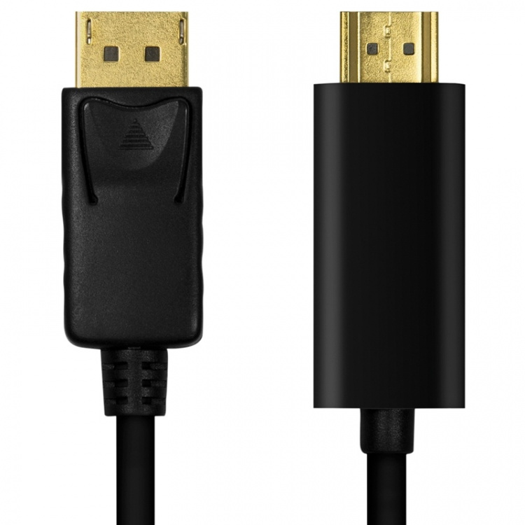 LogiLink DisplayPort 1.2 -> HDMI 1.4 4K 2m Black LogiLink DisplayPort 1.2 -> HDMI 1.4 4K 2m Black