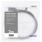 LogiLink DisplayPort 1.2 -> HDMI 1.4 4K 2m Black LogiLink DisplayPort 1.2 -> HDMI 1.4 4K 2m Black