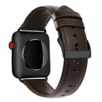Watch strap in leather imitation for Apple Watch, 42/44/45mm, Brown Watch strap in leather imitation for Apple Watch, 42/44/45mm, Brown