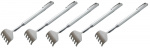 Back scratcher, Stainless steel telescopic handle, 5-pack