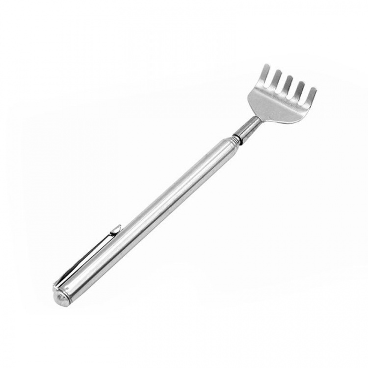 Back scratcher, Stainless steel telescopic handle Back scratcher, Stainless steel telescopic handle