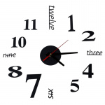 Väggklocka med siffror i miniformat - DIY