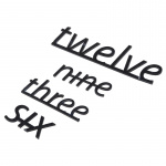 Väggklocka med siffror i miniformat - DIY