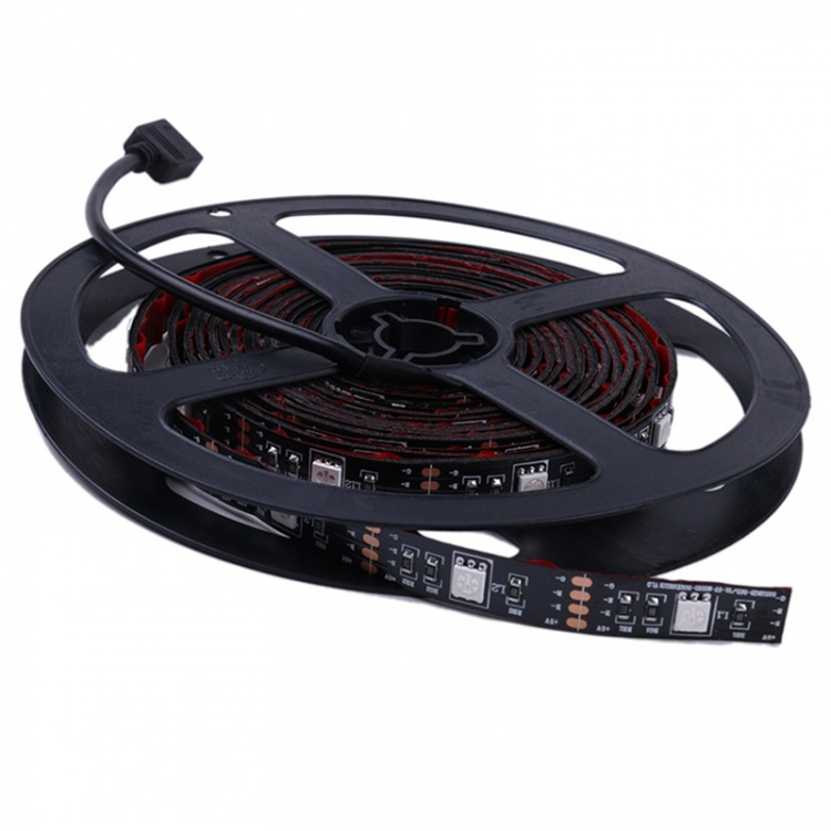 LED-strip, 1 Meter, RGB med fjärrkontroll, USB