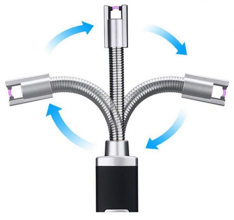 USB Lighter Long - Black