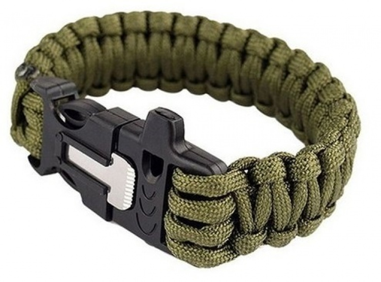 Survival Bracelet - Military Green Survival Bracelet - Military Green