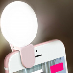 Selfie Light Clip - Pink