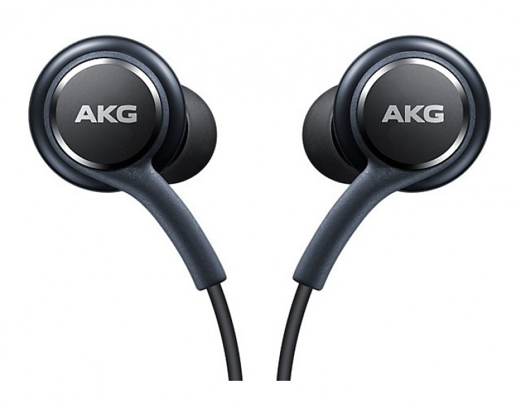 AKG Earphones with Microphone, In-Ear for Samsung, Black (EO-IG955), Bulk