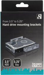 DELTACO Fästvinklar till 3,5