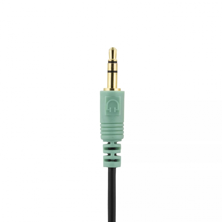 DELTACO hörlurar med volymkontroll 2,5 m kabel, svart