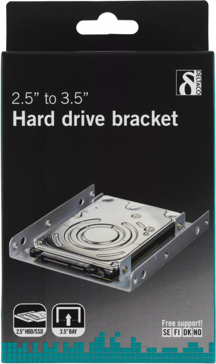 DELTACO monteringsram, 2,5