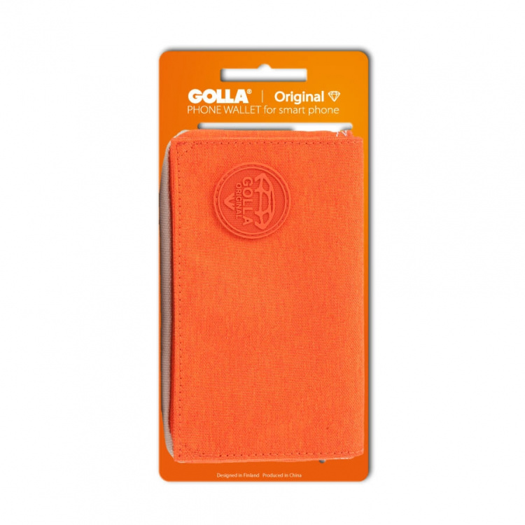 Golla ORIGINAL Phone Wallet Universal Amber G1687 Golla ORIGINAL Phone Wallet Universal Amber G1687