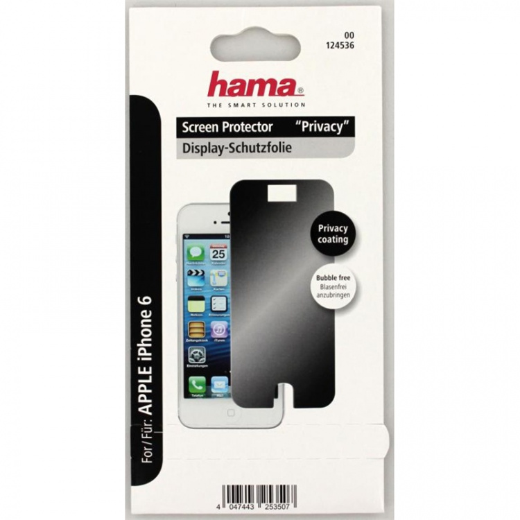 Hama Skärmskydd iPhone6/6S Privacy insynsskydd