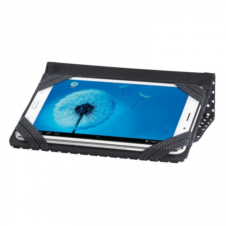 Hama Tabletfordral PolkaDots 8 Black Universal