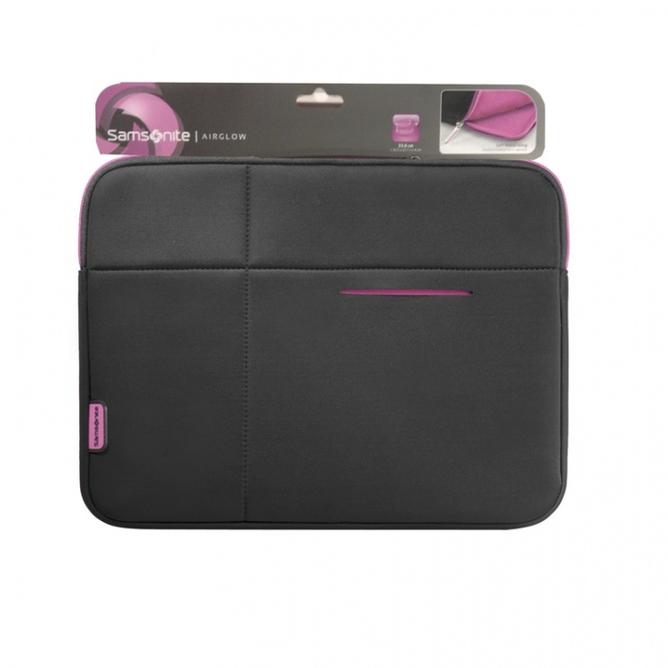 Samsonite Notebook Sleeve Airglow Sleev es, 13,3, Black/Red