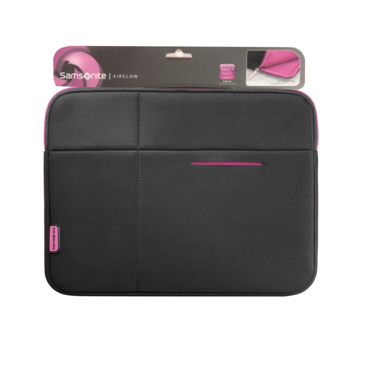 Samsonite Notebook Sleeve Airglow Sleev es, 13,3, Black/Red
